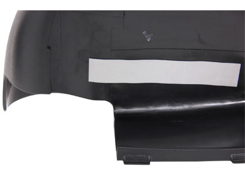 Black Snap-On Towing Mirror Shell - Interior Mounting Clip and Adhesive Strip Detail | United RV Parts