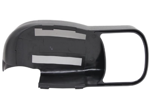 K-Source 80700 Black Snap-On Towing Mirror Installed on Ram - Rear Angle View | United RV Parts