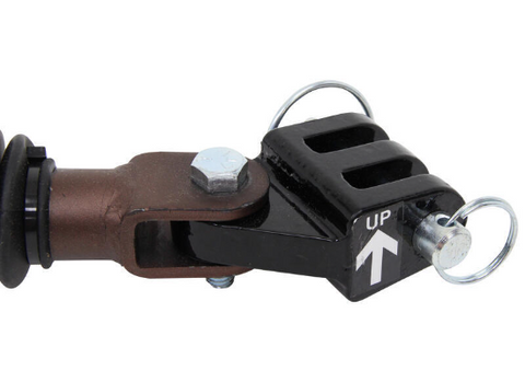 Blue Ox Avail Tow Bar Coupler Head - Close Up with UP Arrow | United RV Parts