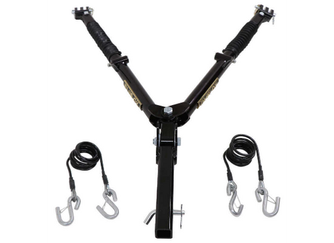 Blue Ox Tow Bar Y-Style with Safety Cables - Top View | United RV Parts