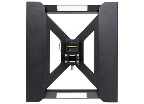 Black Steel Blue Ox BXR2100 Gooseneck Hitch - Overhead View | United RV Parts