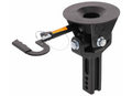 Black Steel Blue Ox BXR2100 Hitch Head with Safety Hook - Detail View | United RV Parts