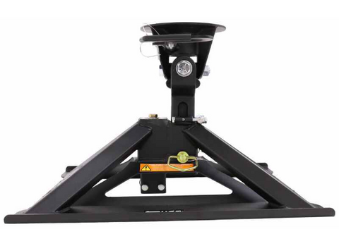 Black Steel Blue Ox BXR2100 Gooseneck Hitch - Side Profile View | United RV Parts