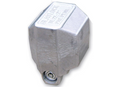 Silver Aluminum Bulldog Coupler Lock - Top View Showing Blaylock Logo | United RV Parts