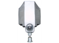 Silver Aluminum Bulldog Coupler Lock - Bottom View with Pin System | United RV Parts