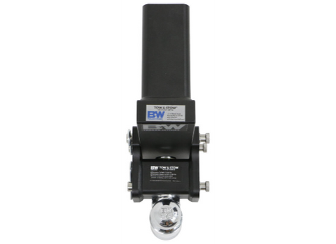 Black B&W TS30040B Dual Ball Mount 7.5 Drop - Front View | United RV Parts