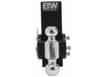 Black B&W Dual Ball Hitch Mount Chrome Balls - Back View | United RV Parts