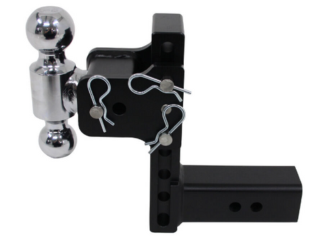Black B&W TS20040B Drop Hitch Mount - Storage Position View | United RV Parts