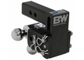B&W TS10047B Tri Ball Drop Hitch Mount - Left Side Angle View | United RV Parts