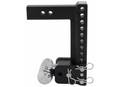 Black B&W Adjustable Trailer Hitch Mount - Front View | United RV Parts