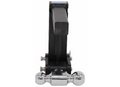 Black B&W Hitch Ball Mount 9 Drop - Back View with Chrome Balls | United RV Parts