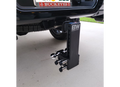 B&W Black Trailer Hitch Mount Installed on Vehicle - Rear View | United RV Parts