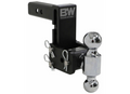 Black B&W TS10037B Dual Ball Hitch Mount - Left Side View | United RV Parts