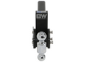 Black B&W TS10037B Dual Ball Hitch Mount - Front View | United RV Parts
