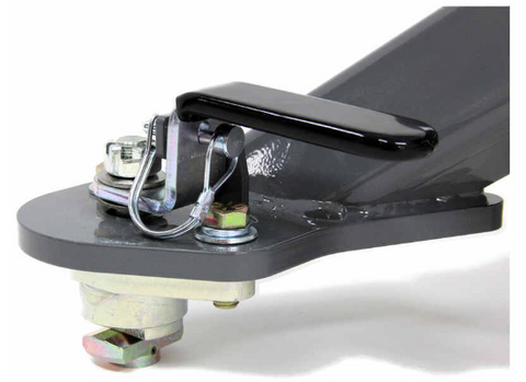 B&W Companion 25K Hitch Locking Handle Detail - Side View | United RV Parts