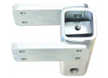 Chrome Steel 5th Wheel Hitch Receiver Mount - Side View | United RV Parts
