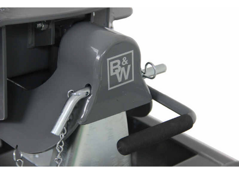 B&W Companion Head Unit with Safety Chains - Right Side View | United RV Parts