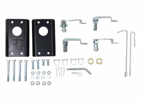 PullRite OEX SuperLite 4815 Complete Hardware Kit Flat Lay - Ram Truck Hitch Parts | United RV Parts