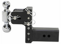 Black B&W Hitches Dual Ball Mount - Top View | United RV Parts