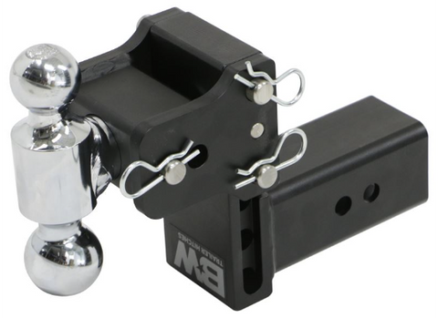 Black B&W Hitches TS30037B Ball Mount - Front Angle | United RV Parts