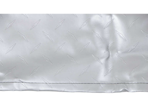 Diamond Plated Silver Vinyl Material Close-Up Detail | United RV Parts