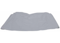 White Water-Resistant Vinyl ADCO Triple Axle RV Tire Cover Folded - Top View | United RV Parts