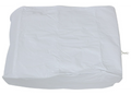 White Vinyl Coleman AC Cover - Top View Flat | United RV Parts