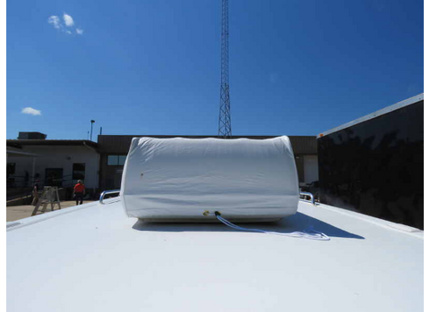 ADCO Air Conditioner Cover on RV Roof - Front View | United RV Parts