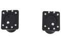 Black Mounting Plates Top View - Hardware Detail | United RV Parts