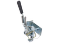 Silver Steel Demco 5433 Right Winch Assembly - Front Angle | United RV Parts
