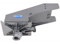 Gray MORryde GooseTech Gooseneck Pin Box - Underside View Showing Pivot Assembly and Coupler | United RV Parts
