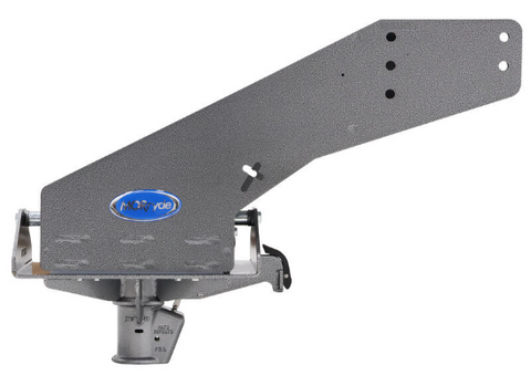 Gray MORryde GooseTech Gooseneck Pin Box RGN74-1716-05 - Opposite Side Angle View | United RV Parts