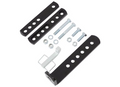 Black Steel Sway Control Bracket Kit with Hardware - Flat Layout | United RV Parts