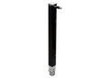 Black Steel RV Landing Gear Drop Leg - Full Length View | United RV Parts