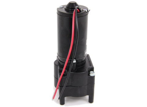 Black RV Landing Gear Motor - Three Quarter View | United RV Parts