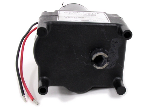 Black Landing Gear Motor - Bottom View with Label | United RV Parts