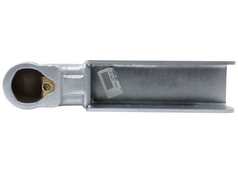 Silver Demco Trailer Coupler - Top View with Channel | United RV Parts