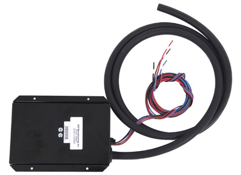 Black SMI Brake Control Module with Wiring Harness - Top View | United RV Parts