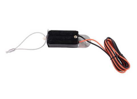 Black Brake Switch with Red Wire Harness - Side View | United RV Parts