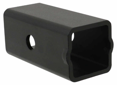 Gray Steel 2.5 to 2 Inch Hitch Adapter - Side Profile View | United RV Parts
