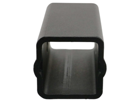 Gray Steel Hitch Adapter Reducer Sleeve - Back View Opening | United RV Parts