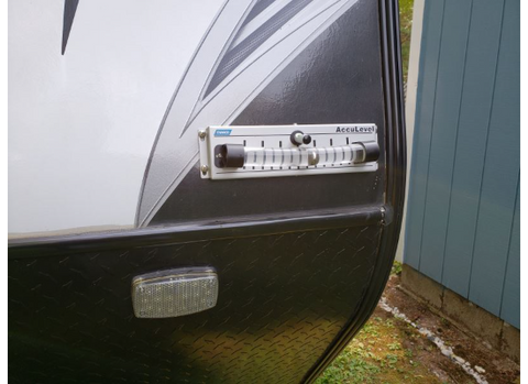 AccuLevel RV Bubble Level Installed on Travel Trailer | United RV Parts