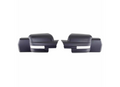 Black K-Source Snap-On Towing Mirrors - Pair Front View | United RV Parts