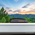 Black Furrion Chill HE Low-Profile RV Rooftop AC Mounted on RV at Sunset - Side Profile | United RV Parts