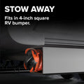 RhinoEXTREME Sewer Hose Storage - 4-Inch RV Bumper Stow Away Feature | United RV Parts