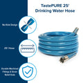 Camco TastePURE 25ft Drinking Water Hose Features - Product Benefits | United RV Parts