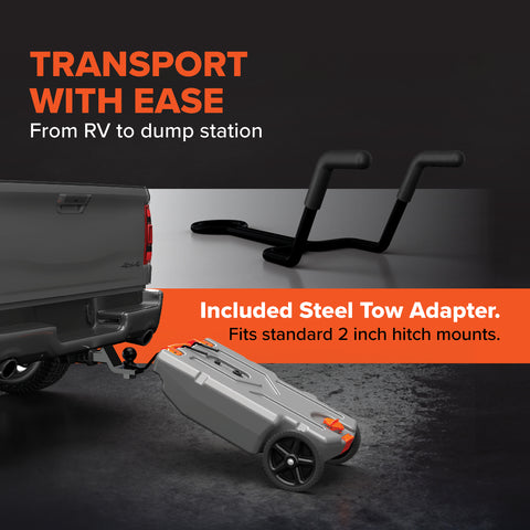 Camco Rhino Tank Transportation - Tow Behind Truck Setup | United RV Parts