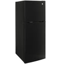 Black GE RV Refrigerator GPV10FGNBB - Right Side Angle View | United RV Parts