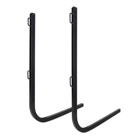 Black Steel Camco Rhino Tank Holder Assembled Frame - Perspective View | United RV Parts