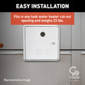 White Girard GSWH-2 Front Panel Easy Installation View | United RV Parts